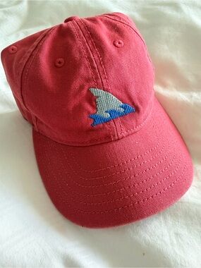 Harding Lane Baseball Cap with Shark Embroidery and Seaside Embroidery on back